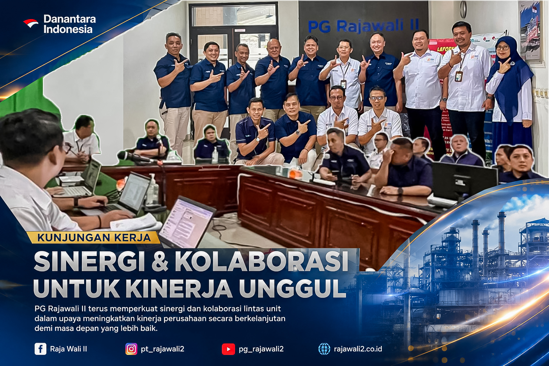 Sinergi BUMN: PT PG Rajawali II dan PT PPI Jajaki Peluang Bisnis Strategis Tahun 2026