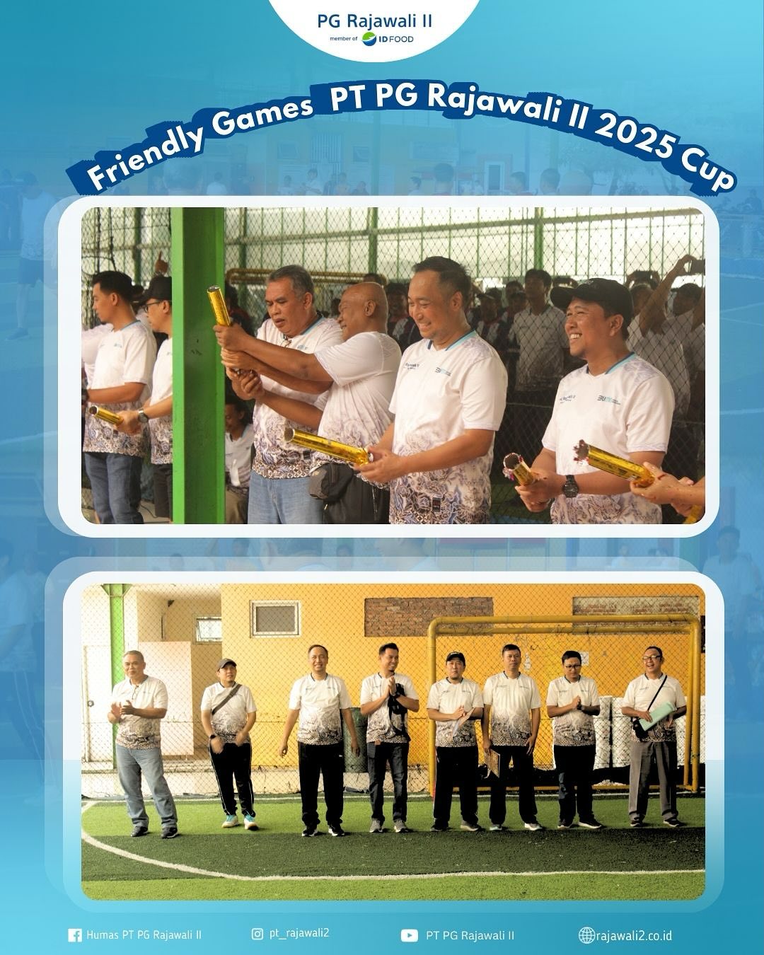 Friendly Games PT PG Rajawali II Cup 2025 Sukses Digelar di Pemuda Sport Center