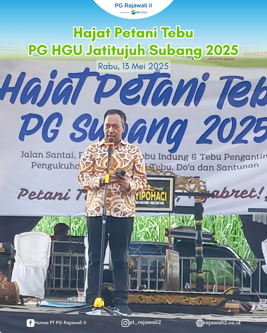 Hajat Petani Tebu PG HGU Jatitujuh Subang